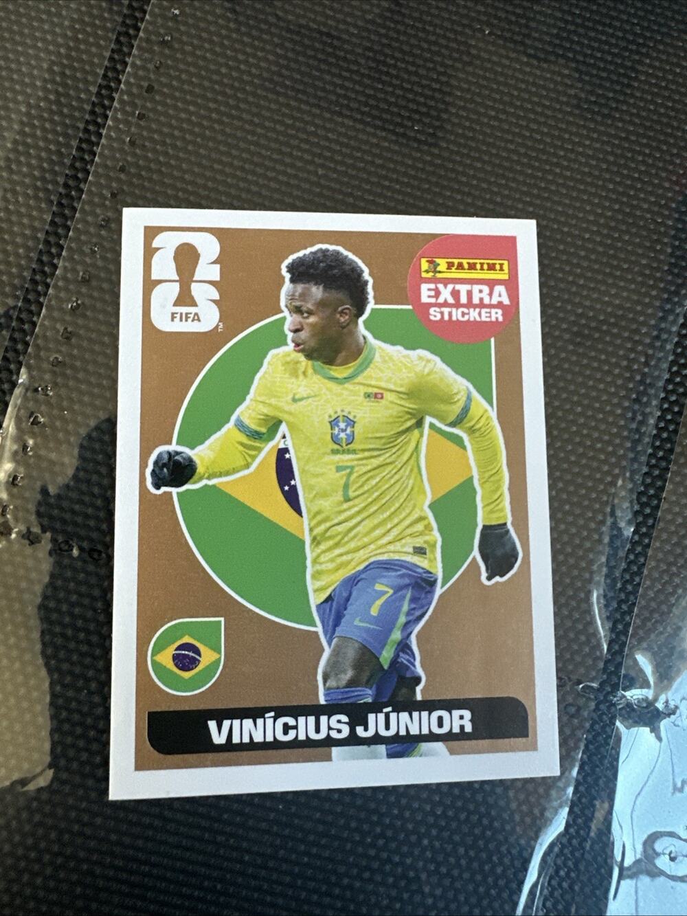 Panini Vinicius Jr Extra Sticker Bronze World Cup 2026